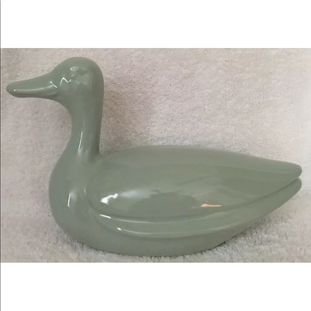 🦆Nora Fenton Deco Contempo Duck🦆Sage/Mint Green, Vintage & Original Owner
